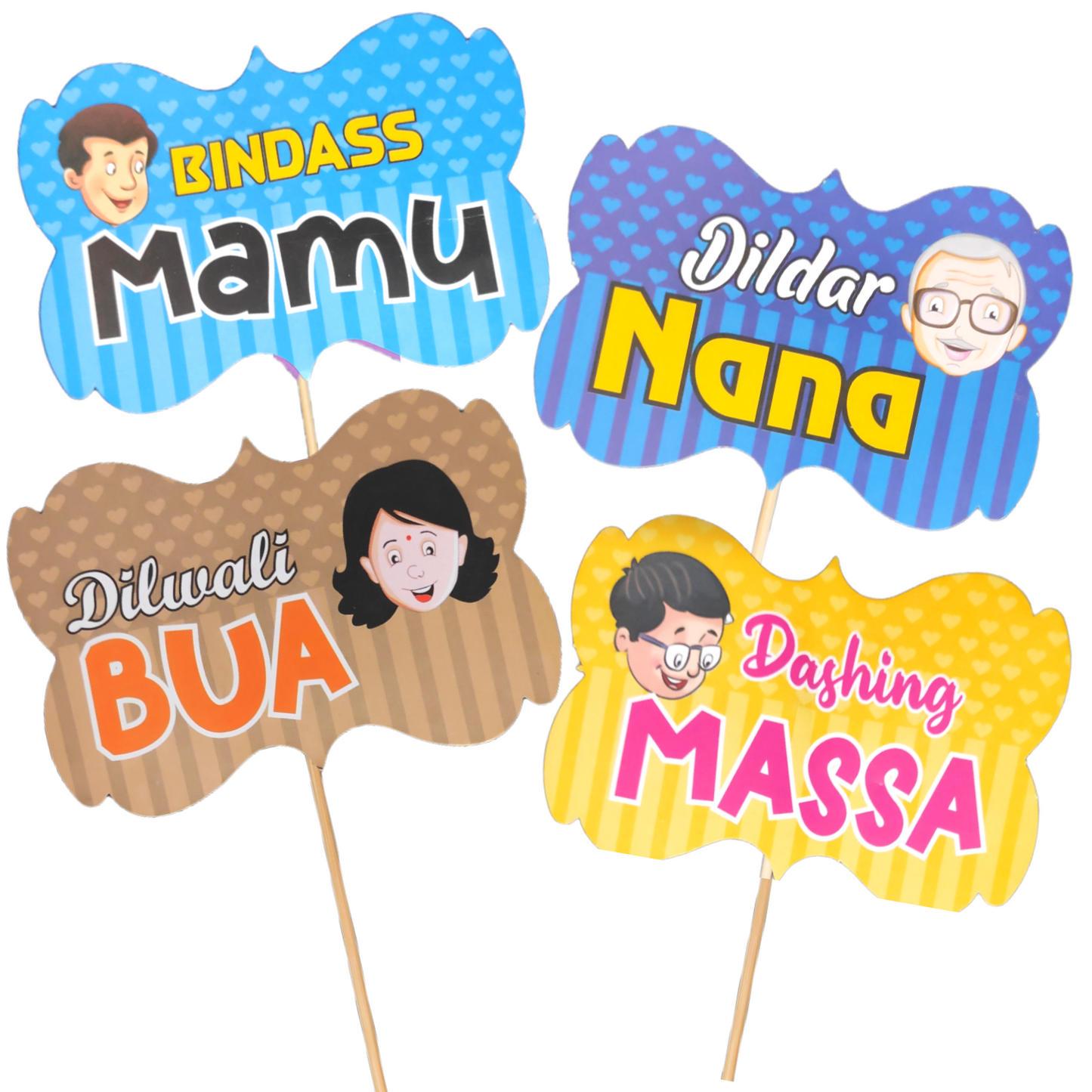 Party Decorz Baby Shower Party  Props Set Of 18 Pcs| English Photo Booth Family Party For Baby Shower, Maternity Photoshoot